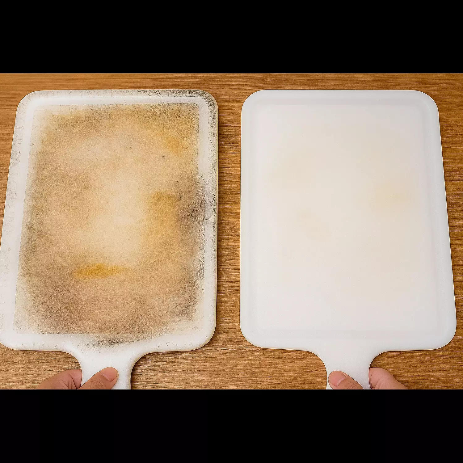 Talenan plastik penuh noda kuning? Putihkan lagi pakai pasta gigi &amp; cuka