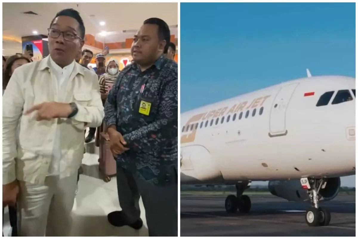 Ridwan Kamil protes gegara pesawat Super Air Jet delay berujung cancel, begini kronologinya