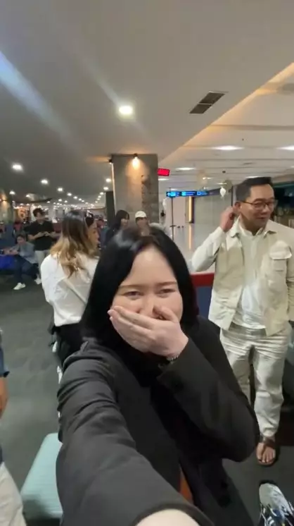 Ridwan Kamil protes gegara pesawat delay © TikTok