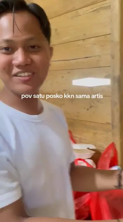 teman KKN kembaran Rizky Febian © TikTok