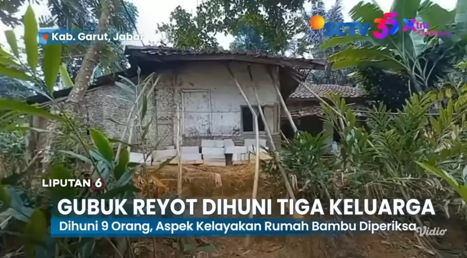 gubuk reyot di Garut dihuni 3 keluarga © berbagai sumber