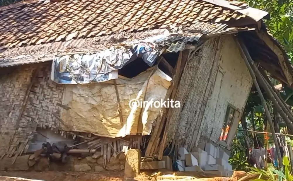 gubuk reyot di Garut dihuni 3 keluarga © berbagai sumber