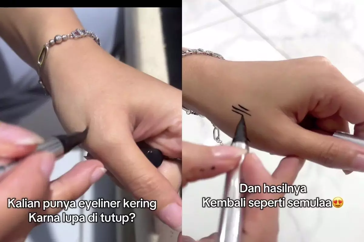 Eyeliner kering karena lupa ditutup? Begini trik mengatasinya tanpa harus beli baru