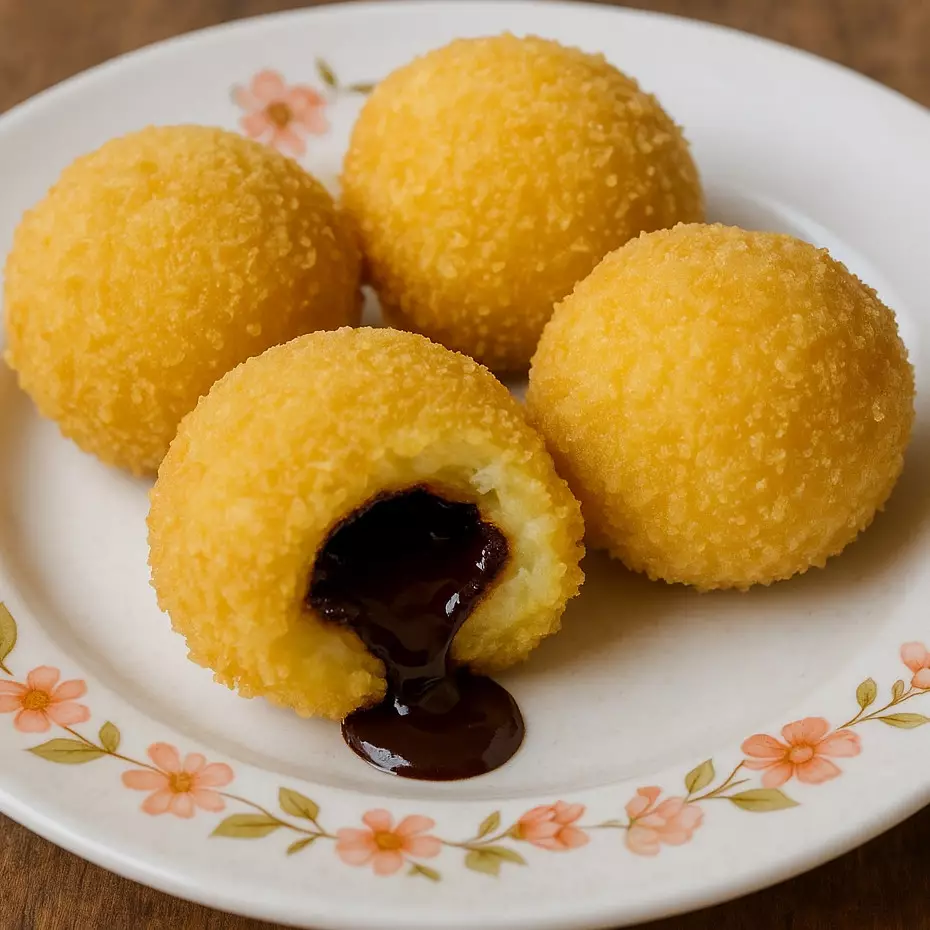 Cara bikin tape goreng isi cokelat yang rapi dan nggak belepotan, lengkap dengan tips adonan kokoh