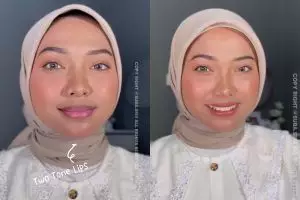 Jangan asal, begini trik pakai lipstik untuk bibir gelap dan two tone lips agar hasilnya nggak menor
