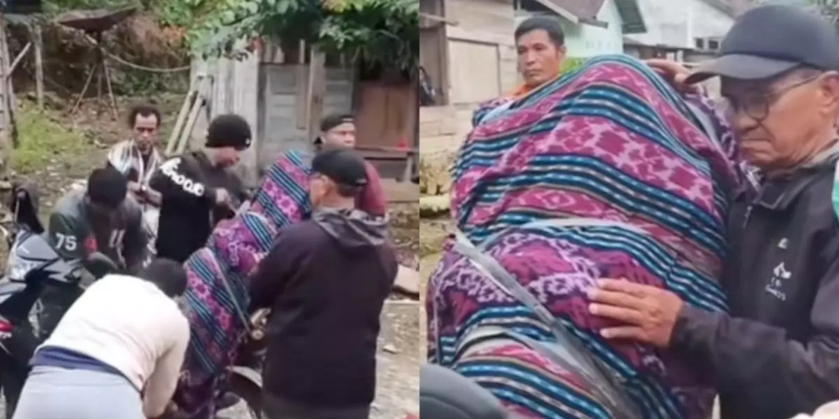 Viral jenazah ASN Ariel Sharon diangkut pakai motor karena jalan rusak, bupati Donggala beri respons