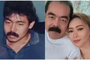 Pesonanya bikin salah fokus, potret lawas suami 10 pedangdut ini tak pernah terekspos