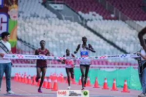 Begini serunya lari bareng 31 ribu teman baru di BTN Jakarta International Marathon 2025