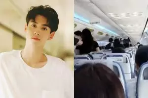 Diikuti sampai ke dalam pesawat, aktor tampan ini menangis di pojokan setelah diserbu oleh fans