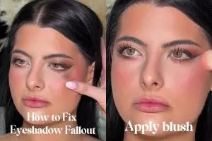 Jangan dihapus pakai micellar water, ini trik perbaiki eyeshadow fallout yang bikin makeup jadi kotor 