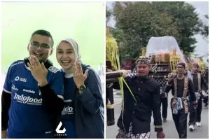 Maula Akbar putra Dedi Mulyadi nikahi Wakil Bupati Garut, pakai seserahan hasil bumi, 9 potretnya
