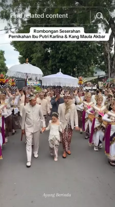 akad nikah Maula Akbar putra Dedi Mulyadi © TikTok