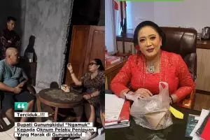 Sosok Endah Subekti Kuntariningsih Bupati Gunungkidul yang banting asbak saat hadapi penipu