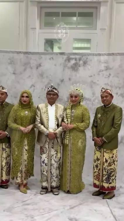 Pemotretan resepsi Maula Akbar © Instagram