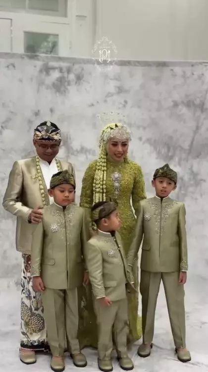 Pemotretan resepsi Maula Akbar © Instagram