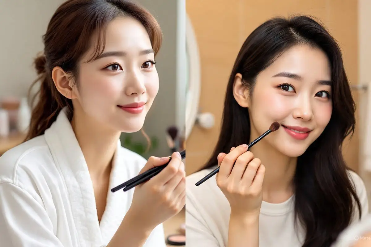 Cuma 5 menit, ini trik makeup ala cewek Korea yang bikin awet muda