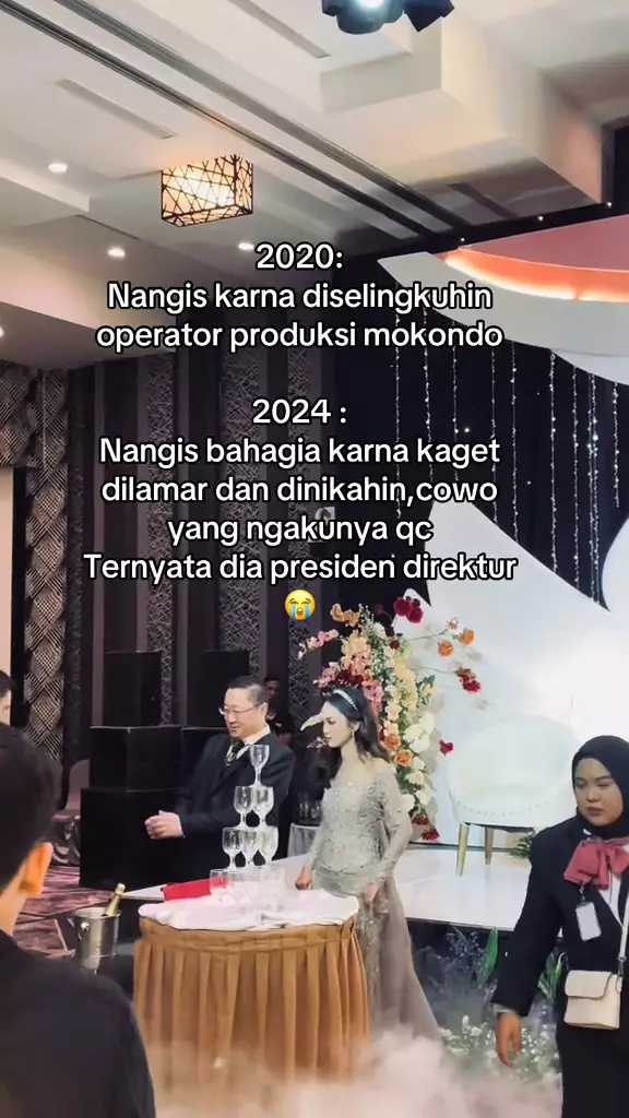 Wanita dulunya diselingkuhi kini nikah dengan presiden direktur © 2025 TikTok Wanita dulunya diselingkuhi kini nikah dengan presiden direktur © 2025 TikTok