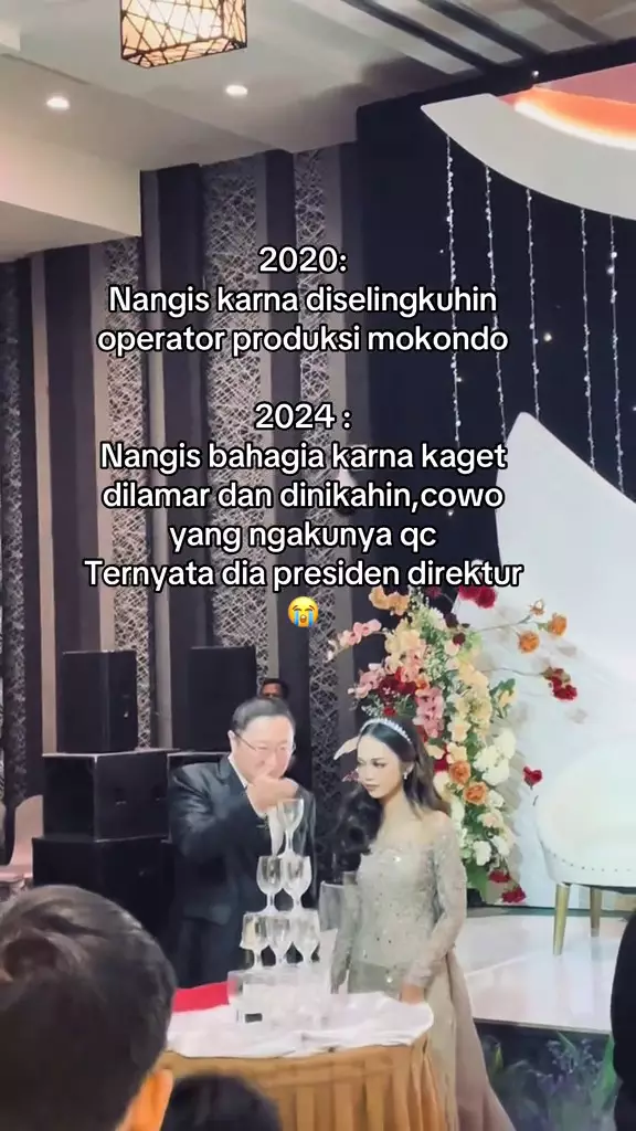 Wanita dulunya diselingkuhi kini nikah dengan presiden direktur © 2025 TikTok Wanita dulunya diselingkuhi kini nikah dengan presiden direktur © 2025 TikTok