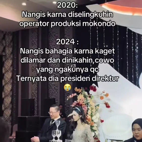 Diselingkuhi, wanita ini malah nikah dengan presdir yang dulu ngaku staf, kisahnya bak drama China