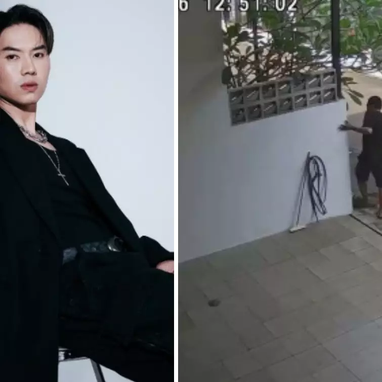 Terekam CCTV, 7 potret detik-detik rumah Rafael Tan disatroni maling, aksi santai pelaku bikin geram