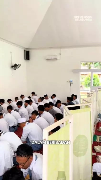 fasilitas Sekolah Rakyat di Bekasi  © TikTok