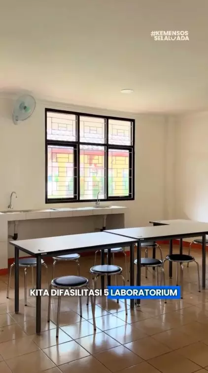 fasilitas Sekolah Rakyat di Bekasi  © TikTok