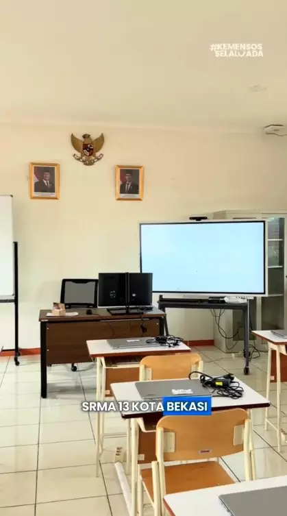 fasilitas Sekolah Rakyat di Bekasi  © TikTok