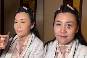 Punya bekas memar di wajah, MUA ini sukses bikin wajah pengantin jadi flawless bak princess