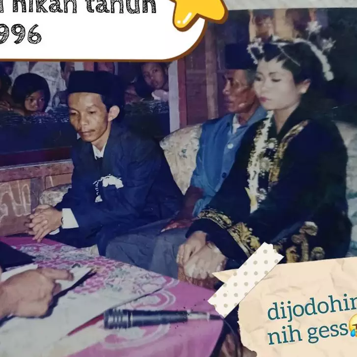 Full prengat-prengut, wanita ini bagikan 7 potret nikahan ortunya yang dijodohkan, akhirnya plot twist