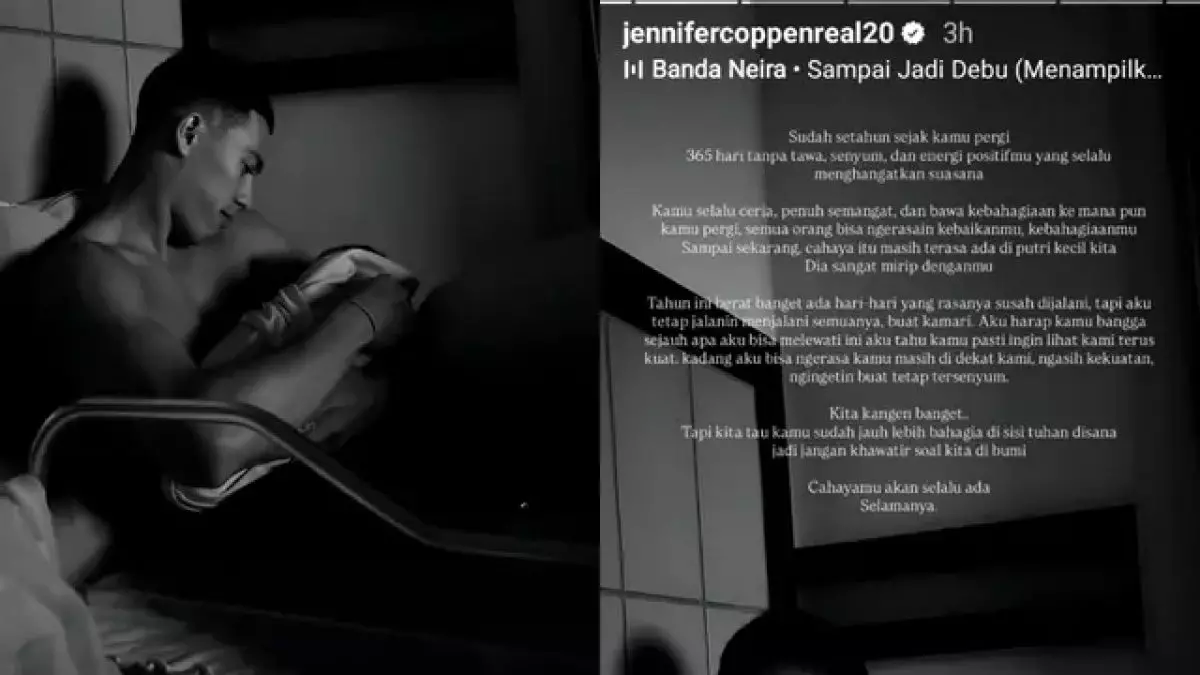 Jennifer Coppen kenang Dali Wassink setahun usai kepergiannya, ungkap kangen banget