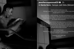 Jennifer Coppen kenang Dali Wassink setahun usai kepergiannya, ungkap kangen banget