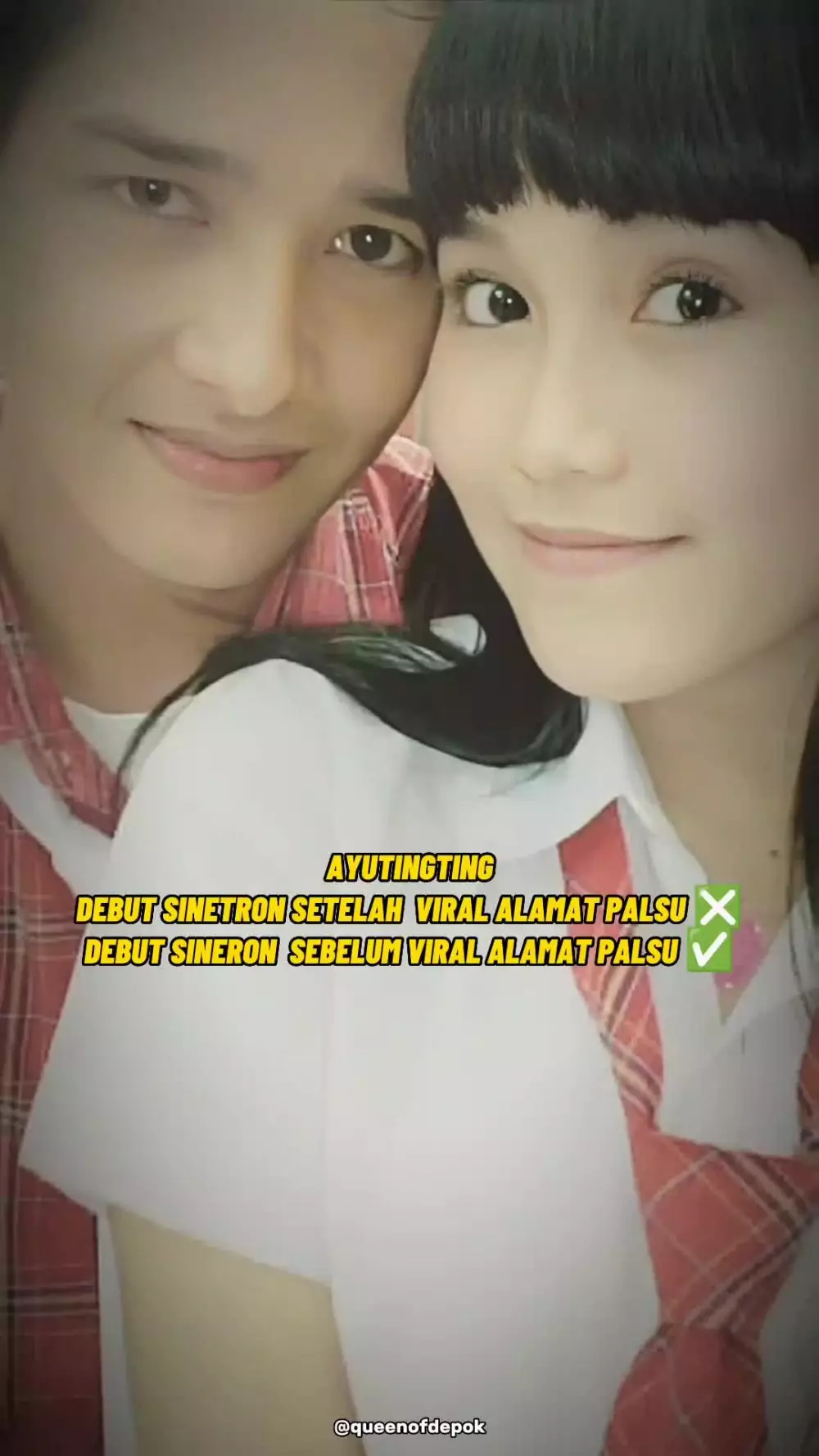 potret lawas ayu ting ting debut sinetron © berbagai sumber potret lawas ayu ting ting debut sinetron © berbagai sumber