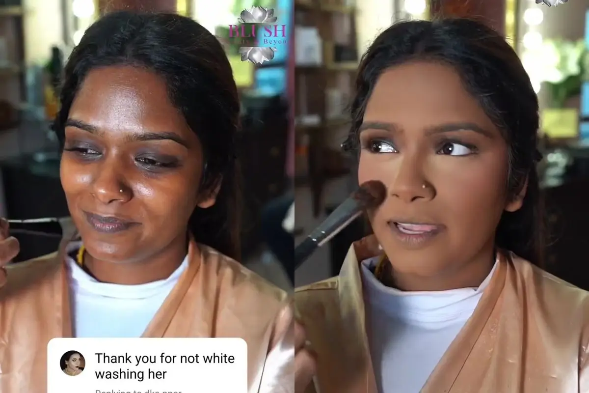 Kulit tan skin dan mata panda, transformasi makeup cewek dirias glamour ini endingnya disebut bak diva