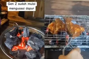 Jangan boros tisu demi nyalain arang, gen z ini tahu cara cerdiknya tanpa susah payah