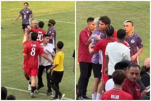 5 Kronologi adu mulut El Rumi dan Syamsir Alam di lapangan usai kena kartu merah, nyaris berantem