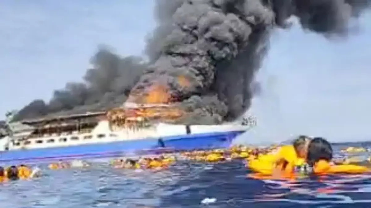 Cerita kesaksian penumpang soal detik-detik menegangkan kapal KM Barcelona terbakar