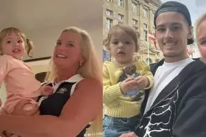 5 Potret Brigitte Hubner momong Kamari anak Jennifer Coppen, kedekatannya bak nenek dan cucu 