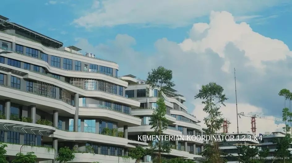 potret pembangunan fasilitas di IKN © YouTube potret pembangunan fasilitas di IKN © YouTube