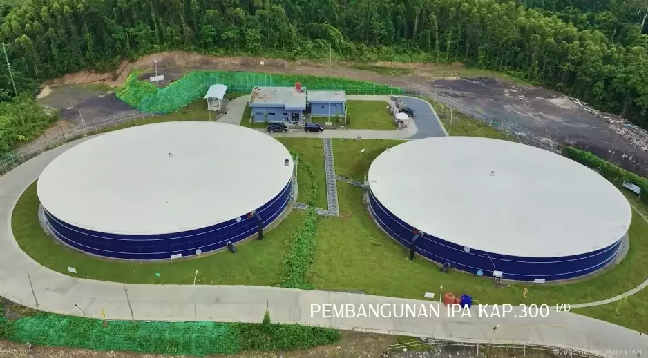 potret pembangunan fasilitas di IKN © YouTube potret pembangunan fasilitas di IKN © YouTube