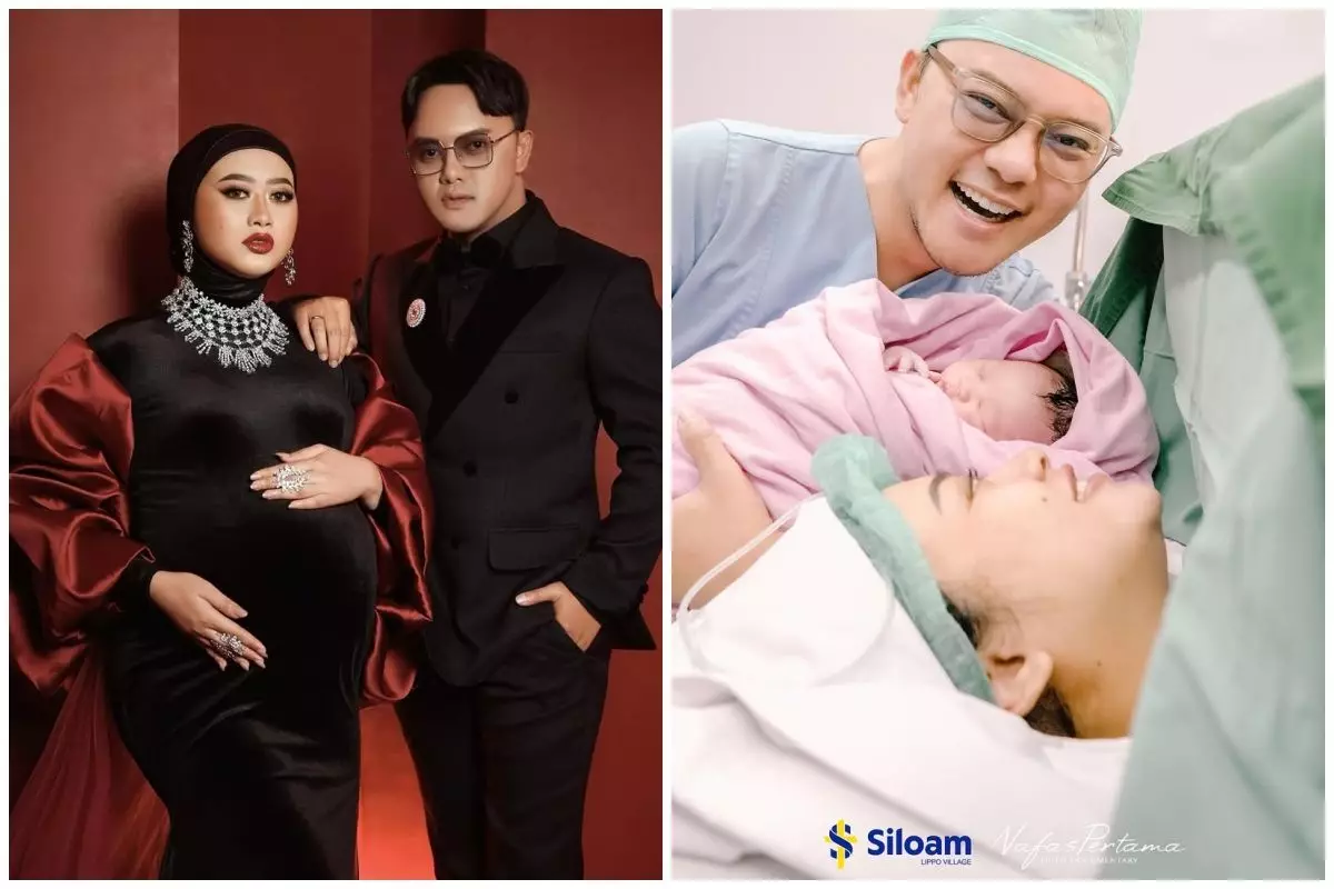 Penantian 3 tahun berbuah manis, ini 7 potret momen kelahiran anak pertama Danang DA dan istri