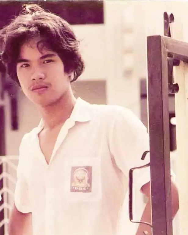 Ahmad Dhani saat masih sekolah © Instagram