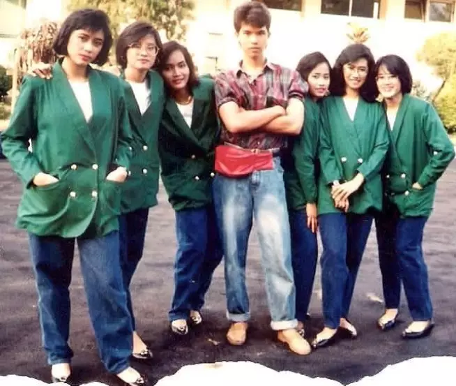 Ahmad Dhani saat masih sekolah © Instagram