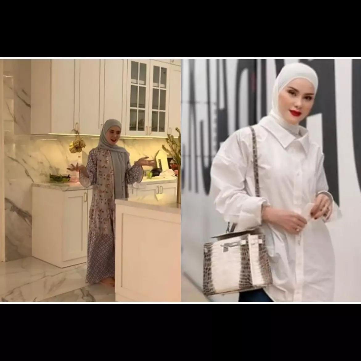 Punya rumah mewah bak hotel, ini 6 cara Angel Lelga menata dapur, kulkasnya canggih pakai layar sentuh