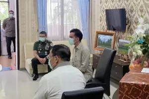 Momen Gibran jenguk SBY, mendoakan kesehatan mantan presiden