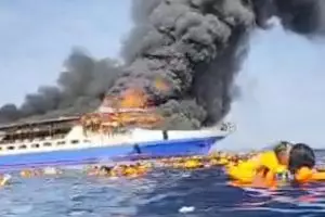 Kabar terbaru penyeldidikan KM Barcelona V terbakar, polisi tetapkan tersangka