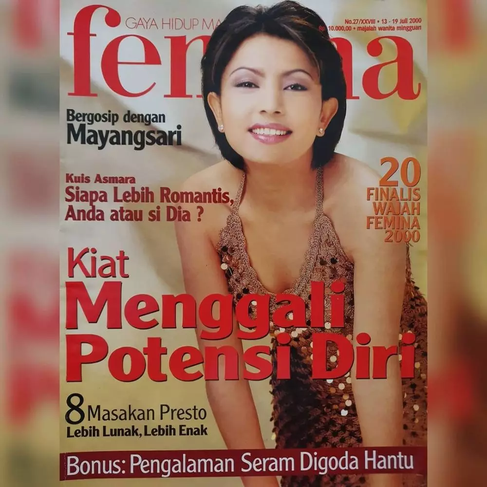 pesona seleb alis tipis di majalah jadul © berbagai sumber
