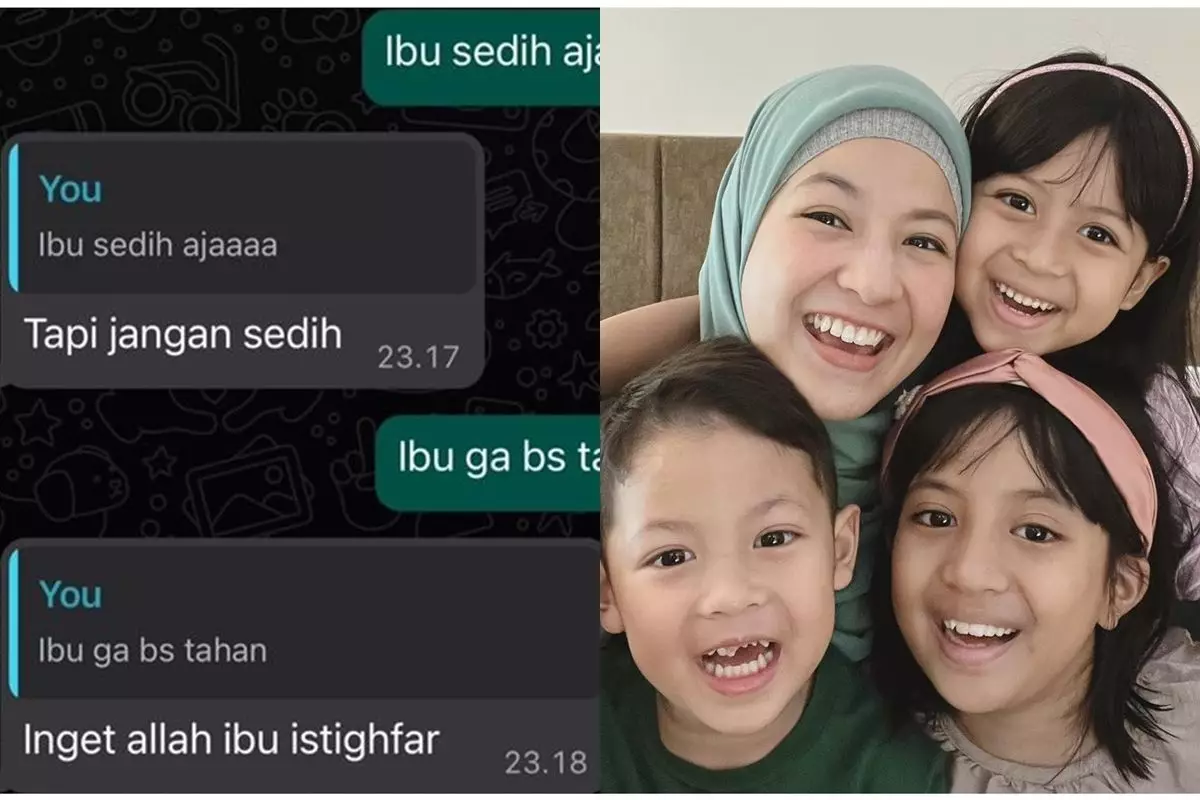 Jarang tersorot, isi chat 7 seleb bareng anaknya ini bikin gemas sekaligus haru