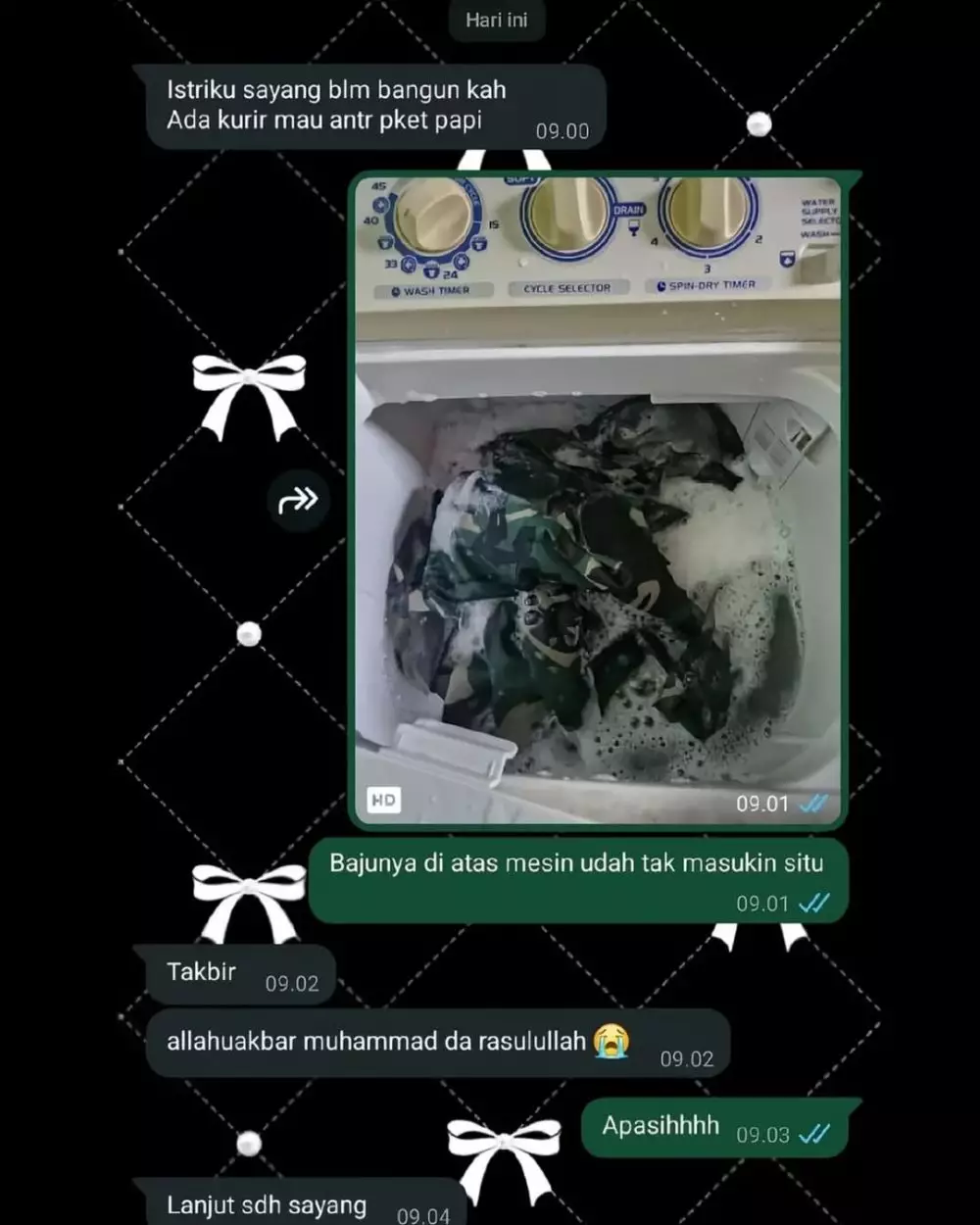 pov istri tentara nyuci seragam © 2025 berbagai sumber