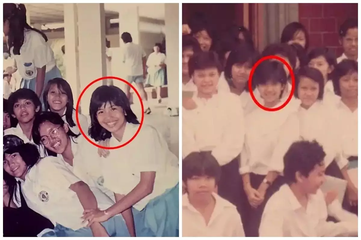 Gadis berambut pendek foto bareng geng SMA kini jadi presenter top, intip 9 potret lawasnya