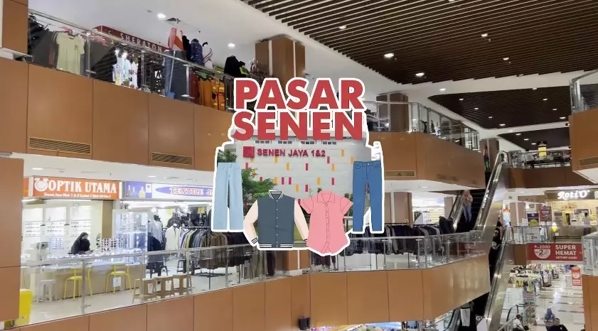 Nikita Willy thrifting ke Pasar Senen © YouTube